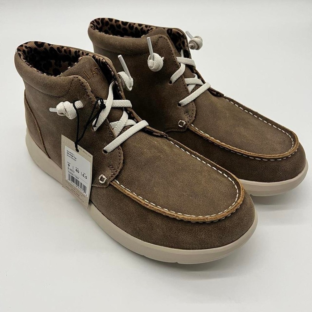 NEW Ariat Hilo High Top Slip On Ankle Boots Womens 9 - Picture 2 of 7